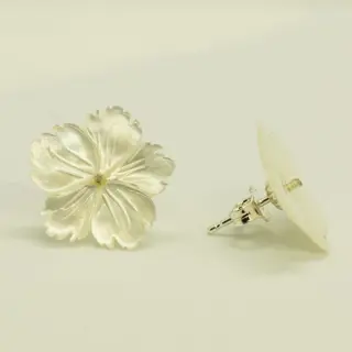 Intini Jewels - 925 Zilver - Oorbellen - Parelmoer