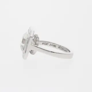 Witgoud - Ring - 3.97 ct Diamant - Diamanten