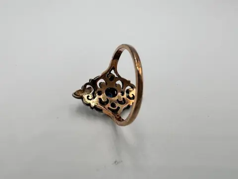 14 karaat Geel goud - Ring Diamant