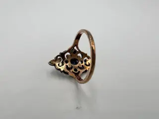 14 karaat Geel goud - Ring Diamant