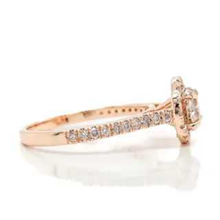 1.36 tcw Diamond Ring - 14 karaat Rosé goud - Ring - ***GEEN RESERVEPRIJS***