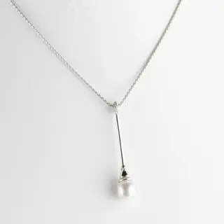 Intini Jewels - 18 karaat Goud, Witgoud - Oorbellen - 0.30 ct Diamant - Parel