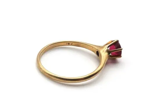 10 kt. Goud - Ring Toermalijn
