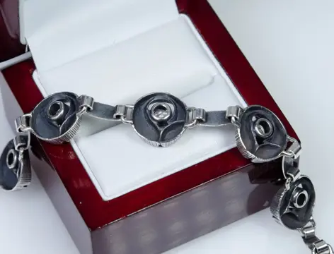 Sten & Laine, Finland - 925 Zilver - Collier met hanger, Ring - bergkristallen