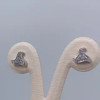 Vasari - 18 karaat Witgoud - Oorbellen - 0.31 ct Diamant