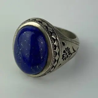 925 Zilver - Ring Lapis lazuli