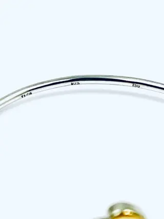 Tiffany & Co. - NO RESERVE PRICE - Two hearts - 18 karaat Goud, Zilver - Armband