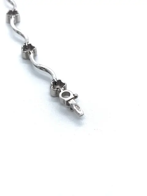 18 karaat Witgoud - Halsketting - 0.42 ct Diamanten