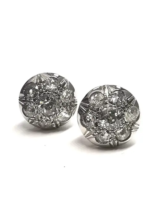 18 karaat Witgoud - Oorbellen - 1.94 ct Diamant