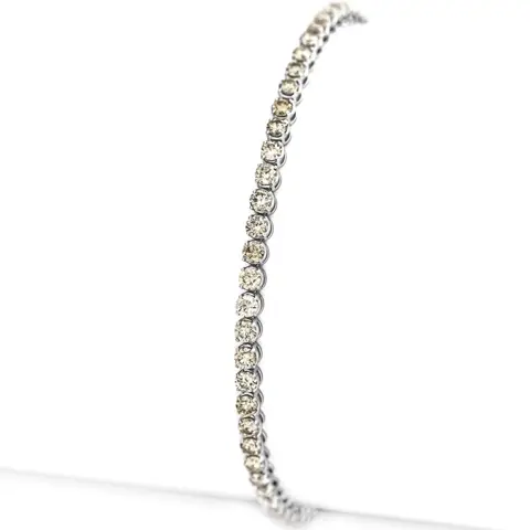 3.00 tcw VS1 - VS2 Diamond Bracelet - 18 karaat Witgoud - Armband - 3.00 ct Diamant - Geen minimumprijs