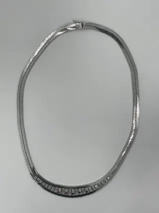 835 Zilver - Halsketting - 0.20 ct Robijn