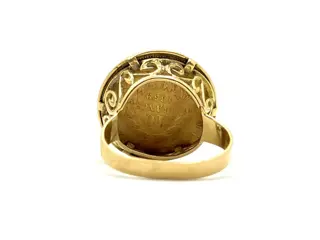 NO RESERVE - 22 karaat Rosé goud - Ring - 10 frank Napoleon III