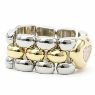 Chopard - 18 karaat Geel goud, Witgoud - Ring Diamant