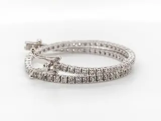 No Reserve Price - 14 karaat Witgoud - Armband - 2.00 ct Diamant