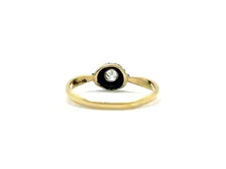 NO RESERVE - 18 karaat Platina, Rosé goud - Ring - 0.15 ct Diamant - Diamanten