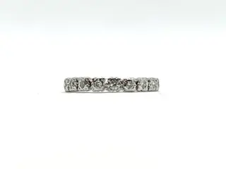 NO RESERVE - 18 karaat Witgoud - Ring - 0.40 ct Diamant