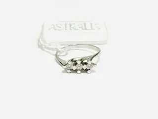 Astralia - 18 karaat Witgoud - Ring - 0.24 ct Diamant