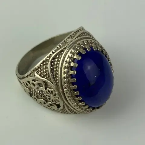 925 Zilver - Ring Lapis lazuli