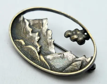 Mountains - 925 Zilver - Broche