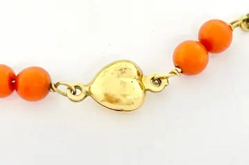 "NO RESERVE PRICE" Vintage - 18 karaat Geel goud - Armband - Koralen