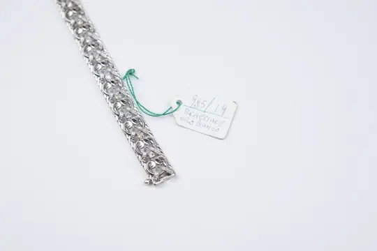 18 karaat Witgoud - Armband Diamant
