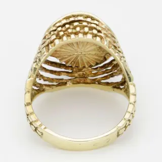 14 karaat Goud - Ring Onyx