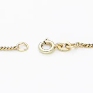 No rerserve - 14 karaat Goud - Collier met hanger - 4.38 ct Saffier