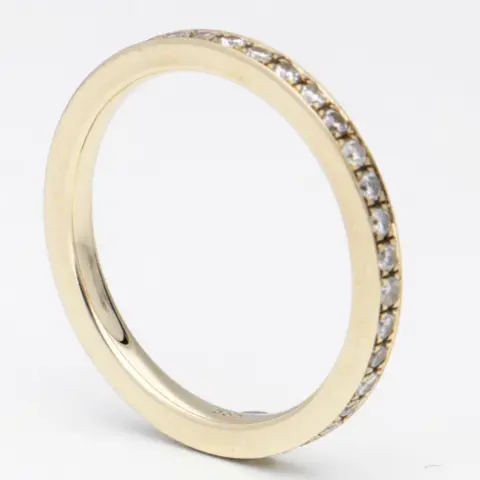 No Reserve - 14 karaat Goud - Ring - 0.38 ct Diamant