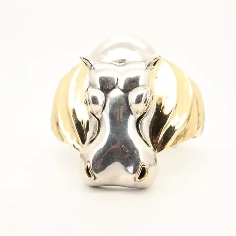 18 karaat Goud - Armband - Nijlpaard Frankrijk