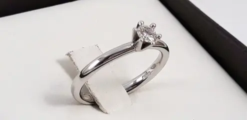 Miluna - 18 karaat Witgoud - Ring - 0.18 ct Diamant