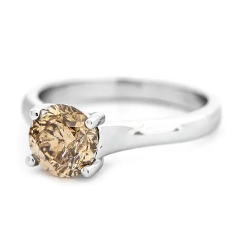 1.60 tcw Diamond Ring - 14 karaat Witgoud - Ring - 1.60 ct Diamant - Geen minimumprijs