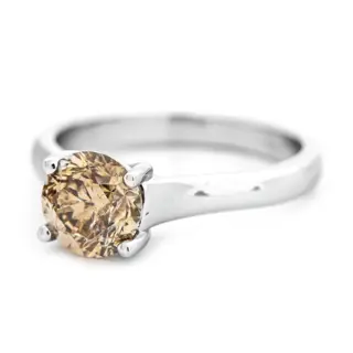 1.60 tcw Diamond Ring - 14 karaat Witgoud - Ring - 1.60 ct Diamant - Geen minimumprijs