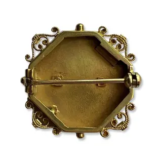 14 karaat Goud - Broche