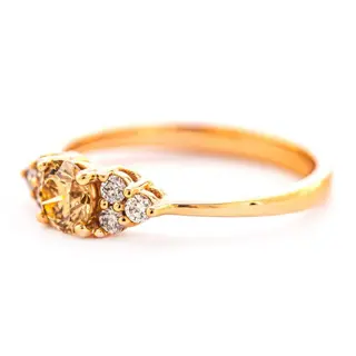 0.70 tcw SI1 Diamond Ring - 14 karaat Rosé goud - Ring - 0.52 ct Diamant - Diamanten van 0,18 ct - geen minimumprijs