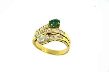 18 karaat Geel goud - Ring - 1.38 ct Diamant