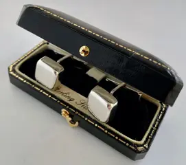 NO RESERVE Vintage sterling silver Cufflinks - 925 Zilver - Manchetknopen