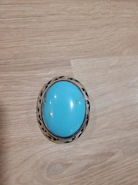 Zilver - Broche Turquoise