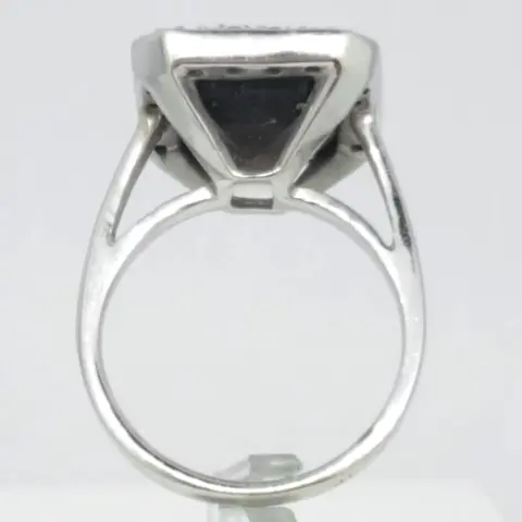 18 karaat Witgoud - Ring - 5.00 ct - Diamanten
