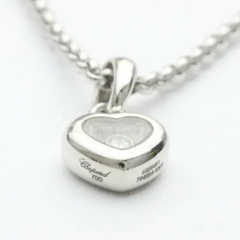 Chopard - 18 karaat Witgoud - Collier met hanger Diamant