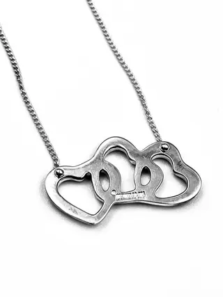 Tiffany & Co. - NO RESERVE PRICE - Loving Heart Band - 925 Zilver - Collier met hanger