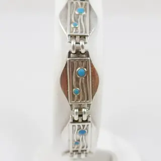 835 Zilver - Armband Turquoise