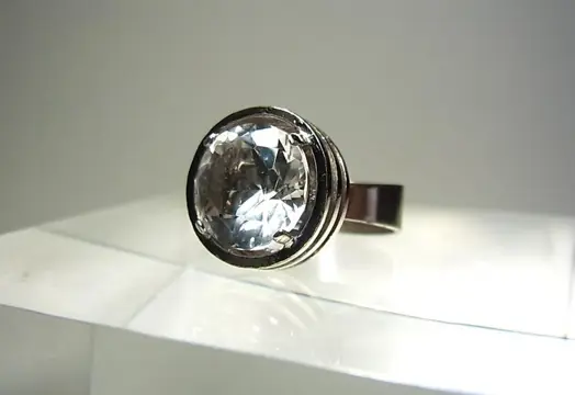 925 Zilver - Ring - 4.00 ct Quartz