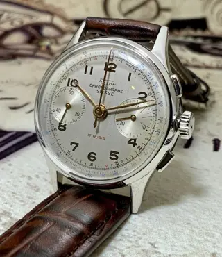 Fulton - Landeron 48 - Chronographe Suisse - "NO RESERVE PRICE" - Heren - 1960-1969