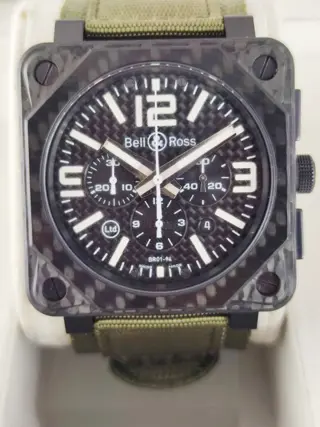 Bell & Ross - Carbon FIBER Automatic Chronograph LIMITED EDITION 182/500 Full-set - BR 01-94 - Heren - 2000-2010