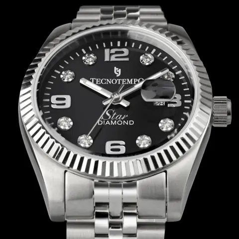 Tecnotempo - Star Diamond 100M - Limited Edition - - TT.100D.DN (Black) - Dames - 2022