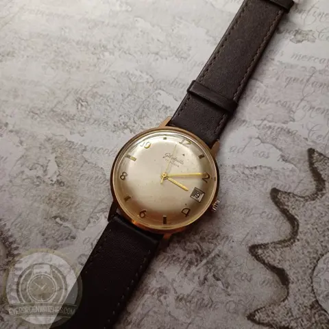 GUB Glashütte - Cal. 69.1 Central Second Date - Heren - 1960-1969