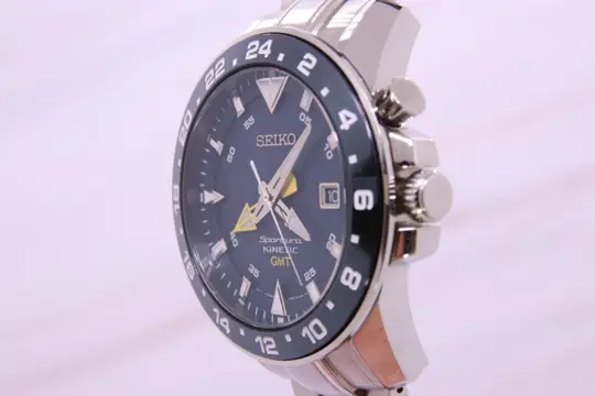 Seiko - "NO RESERVE PRICE" Sportura Kinetic GMT Watch - SUN017P1 | 5M85-0AA0 - Heren - 2011-heden