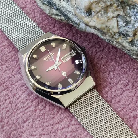 Seiko - "NO RESERVE PRICE"QR Purple Dial Ultra - Heren - 1970-1979