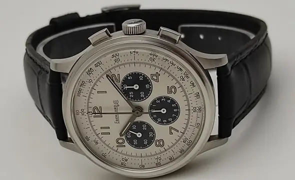 Eberhard & Co. - Aviograf "Panda Dial" Lemania Cal. 1873 - Ref. 31018 - Heren - 2000-2010