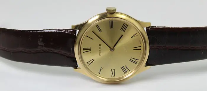 Edox - Swiss Made Gold Plated - 40771-821 - Heren - 1960-1969
